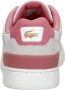 Lacoste Logo Sneaker Mat Leer Label Ingedrukt Vetersluiting White Dames - Thumbnail 11