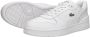 Lacoste T-clip Heren Schoenen Wit Maat: 40.5 Leer Foot Locker - Thumbnail 11