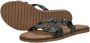 Lazamani ladies woven mules Zwart Leer Geen Dames - Thumbnail 12