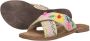 Lazamani Jute Slippers beige Textiel Dames - Thumbnail 12