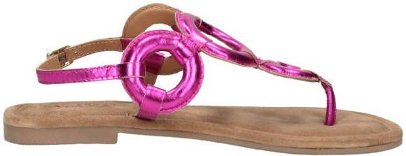 Lazamani Sandalen Plat Fuchsia