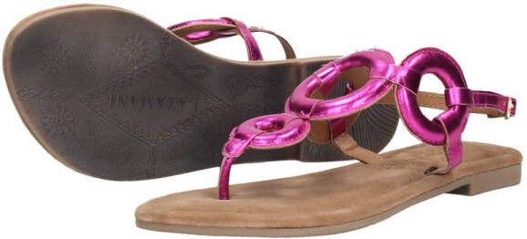 Lazamani Sandalen Plat Fuchsia