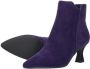 Marco tozzi Paarse Trendy Enkellaars met 7cm Hak Purple Dames - Thumbnail 6