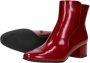 Marco tozzi Enkellaarsjes Dames Rood - Thumbnail 4