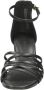 Marco tozzi Zwarte Synthetische Sandalette met Enkelband Black - Thumbnail 10