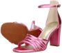 Marco tozzi Metallic Roze Sandalette met Enkelband Pink Dames - Thumbnail 6