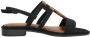 Marco Tozzi Sandalen Plat Sandalen Plat Zwart - Thumbnail 4