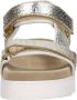 Maruti Beau leren sandalen met klittenband Goud Leer Plateau sandalen Dames - Thumbnail 12