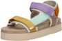 Maruti Beau sandalen met klittenband Multi Textiel Plateau sandalen Dames - Thumbnail 11