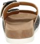 Maruti Beige Pixel Print Sliders Bellona Multicolor Dames - Thumbnail 9