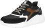 Maruti Cady Sneakers Pixel Zwart Womens Black Cognac Pix - Thumbnail 4