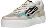 Maruti Tavi leather Blue Wit Leer Lage sneakers Dames - Thumbnail 11