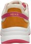 Mexx Loyce Lage sneakers Leren Sneaker Dames Oranje - Thumbnail 12