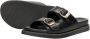 Mexx Zwarte Leatherlook Reptielenprint Slippers Black Dames - Thumbnail 15