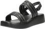 Mexx Zwarte Platform Sandaal voor Dames Black Dames - Thumbnail 9