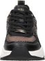 Mexx Sneakers Palma Ora MI001002653W-1111 Zwart Goud - Thumbnail 5
