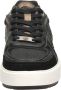 Mexx Zwarte leren sneakers met ponyhair detail Black Dames - Thumbnail 8