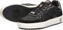Mexx Zwarte leren sneakers met ponyhair detail Black Dames - Thumbnail 9