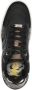 Mexx Zwarte leren sneakers met ponyhair detail Black Dames - Thumbnail 10