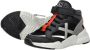 Munich Mini Track Boot Hoge sneakers Jongens Kids Zwart - Thumbnail 10