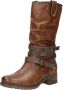 Mustang Shoes Winterlaarzen met stempeldruk bij de hiel slouchy schacht - Thumbnail 2