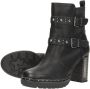 Mustang Shoes Plateaulaarsjes Enkellaars bikerboots met binnenrits - Thumbnail 5