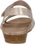 Mustang Sandalen Plat Sandalen Plat Goudkleur - Thumbnail 6