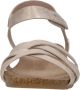 Mustang Sandalen Plat Sandalen Plat Goudkleur - Thumbnail 7