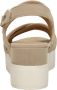 Mustang Shoes Sandaaltjes zomerschoen sandaal wig hak met lichte plateau - Thumbnail 6