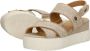 Mustang Shoes Sandaaltjes zomerschoen sandaal wig hak met lichte plateau - Thumbnail 8