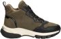Mustang Shoes Veterschoenen high top sneaker enkellaars met extra ritssluiting - Thumbnail 4