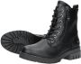 Mustang Shoes Veterschoenen enkellaars hakken met ritssluiting - Thumbnail 8