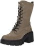 Mustang Warme Platform Veterschoen voor Dames Gray Dames - Thumbnail 7