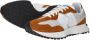 New Balance Unisex Suède en Mesh Sneakers Orange - Thumbnail 7
