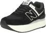 New Balance Wl574 Hgh Lage sneakers Dames Zwart + - Thumbnail 9