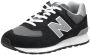 New Balance Klassieke Sneakers met Leren Bovenwerk Black Heren - Thumbnail 6