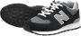 New Balance Klassieke Sneakers met Leren Bovenwerk Black Heren - Thumbnail 9