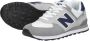New Balance Logo Bimateriaal Sneakers Grijs Gray Heren - Thumbnail 9