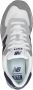New Balance Logo Bimateriaal Sneakers Grijs Gray Heren - Thumbnail 10