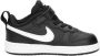 Nike Court Borough Low 2 Zwart Klittenband Sneakers - Thumbnail 8