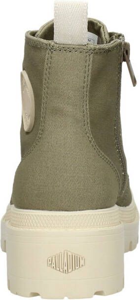 Palladium Hoge veterschoenen PALLABASE twill van textiel - Foto 8