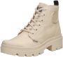 Palladium PALLABASE TWILL Volwassenen Half-hoge schoenen Wit beige - Thumbnail 4