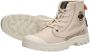 Palladium PAMPA UNDERLAYER Volwassenen Half-hoge schoenen Wit beige - Thumbnail 11