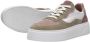 Palpa Beige Paarse Platform Sneakers Multicolor Dames - Thumbnail 7