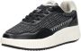 Palpa Zwarte Textiel Platform Sneaker Black Dames - Thumbnail 7