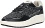 Palpa Zwarte Textiel Platform Sneaker Black Dames - Thumbnail 6