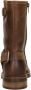 Palpa Bruine Bikerboot met Gouden Gespen Brown Dames - Thumbnail 7