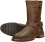 Palpa Bruine Bikerboot met Gouden Gespen Brown Dames - Thumbnail 8