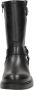 Palpa Zwarte Bikerboot met Zilveren Gespen Black Dames - Thumbnail 5