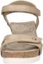 Panama Jack Julia Sandalen Met Sleehak Dames Taupe - Thumbnail 9